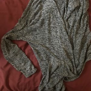 HM grey melange 3/4 sleeve cardigan